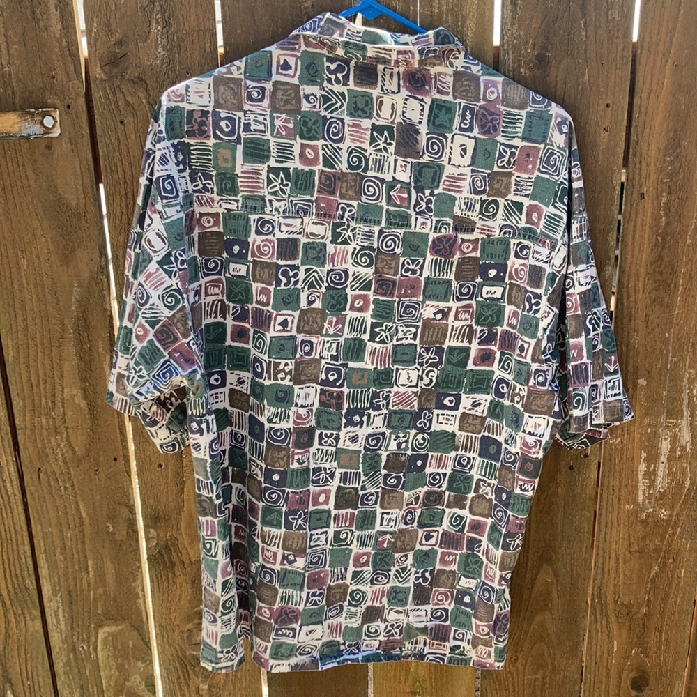 Bon Homme Short Sleeve Button Down / Size Large - Picture 2 of 3